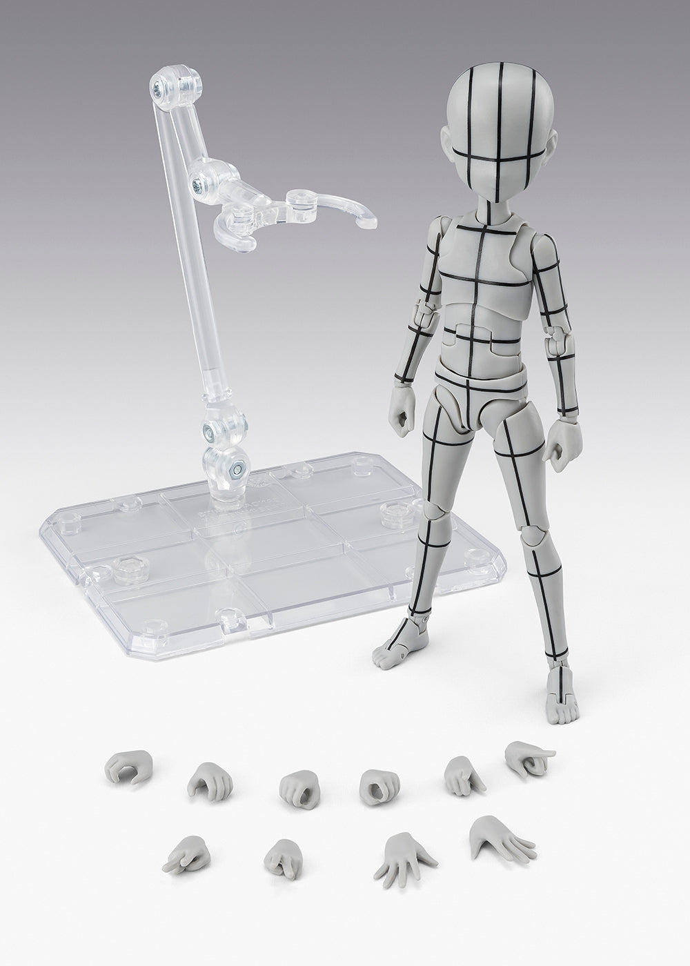S.H.Figuarts Body-Kun -Ken Sugimori- Edition -Wireframe- (Gray Color Ver.)