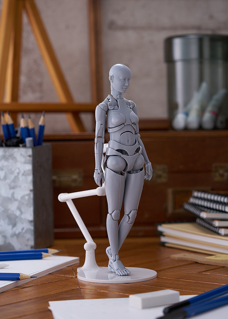 Nishimura Style Drawing Doll Olive Gray