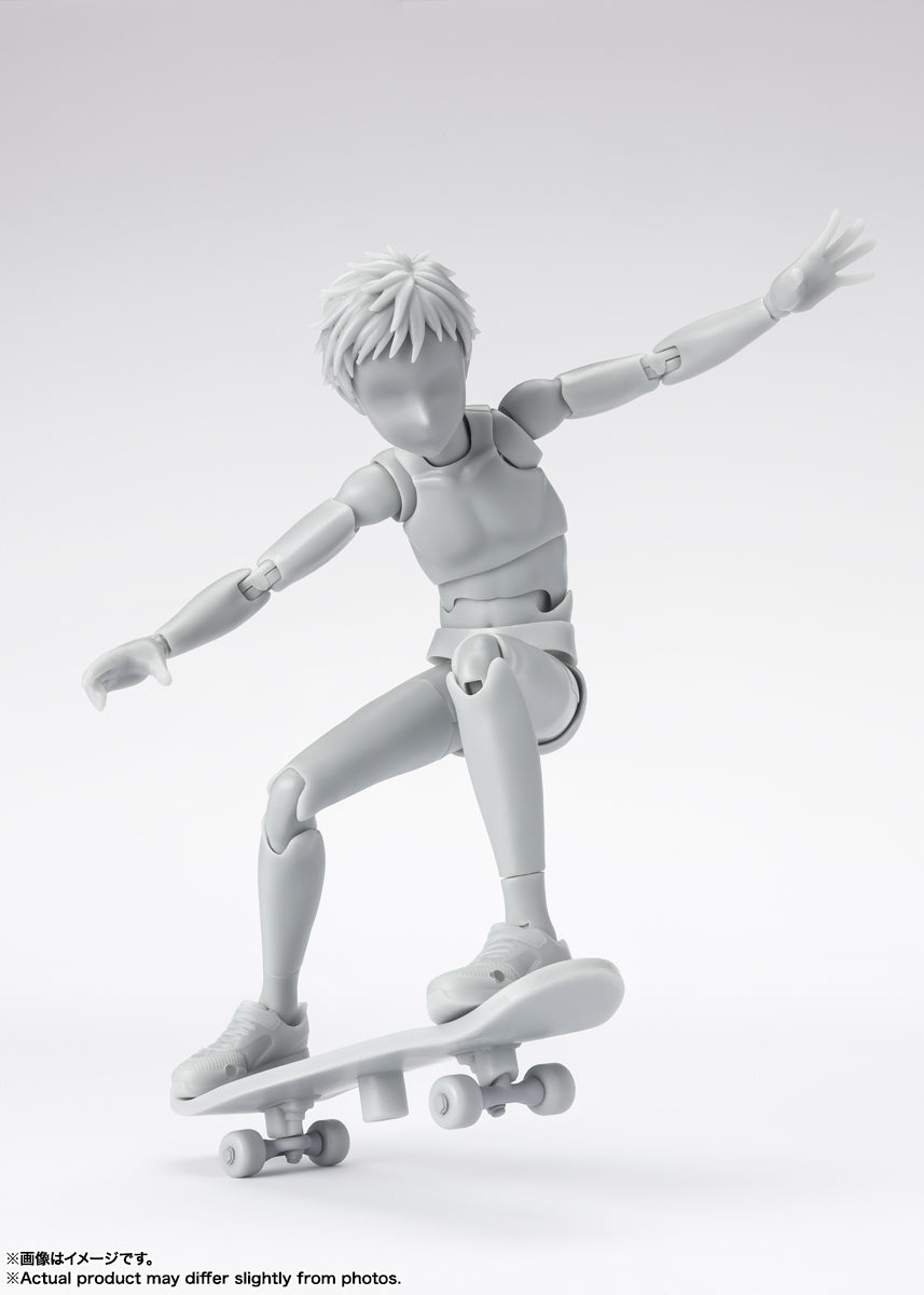 S.H.Figuarts Body-Kun -School Life- Edition DX Set (Gray Color Ver.)