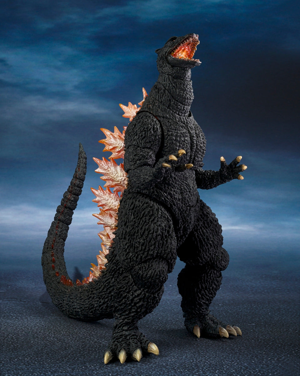S.H.MonsterArts Godzilla (2004) Heat Ray Ver. Vs New Gotengo