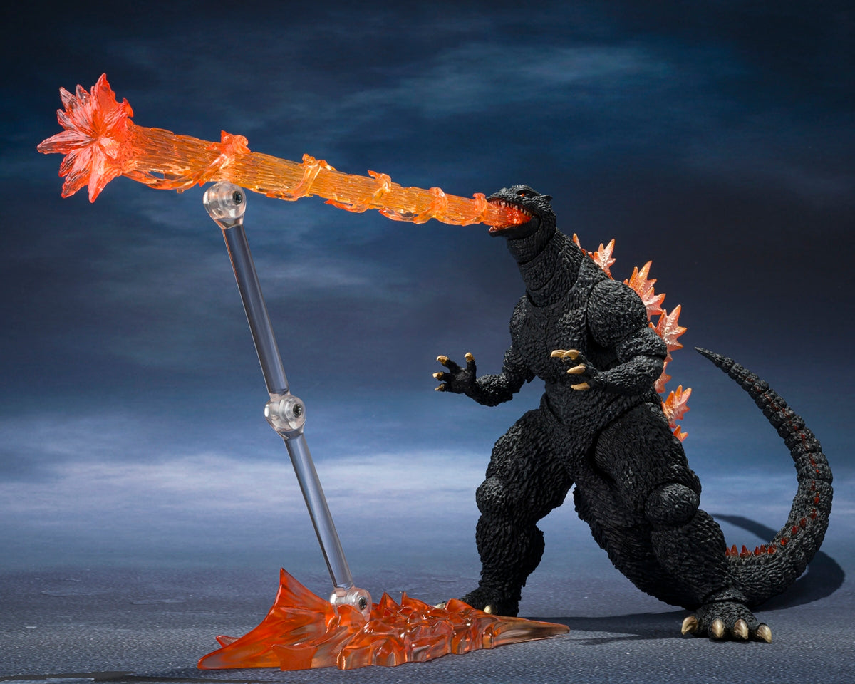 S.H.MonsterArts Godzilla (2004) Heat Ray Ver. Vs New Gotengo