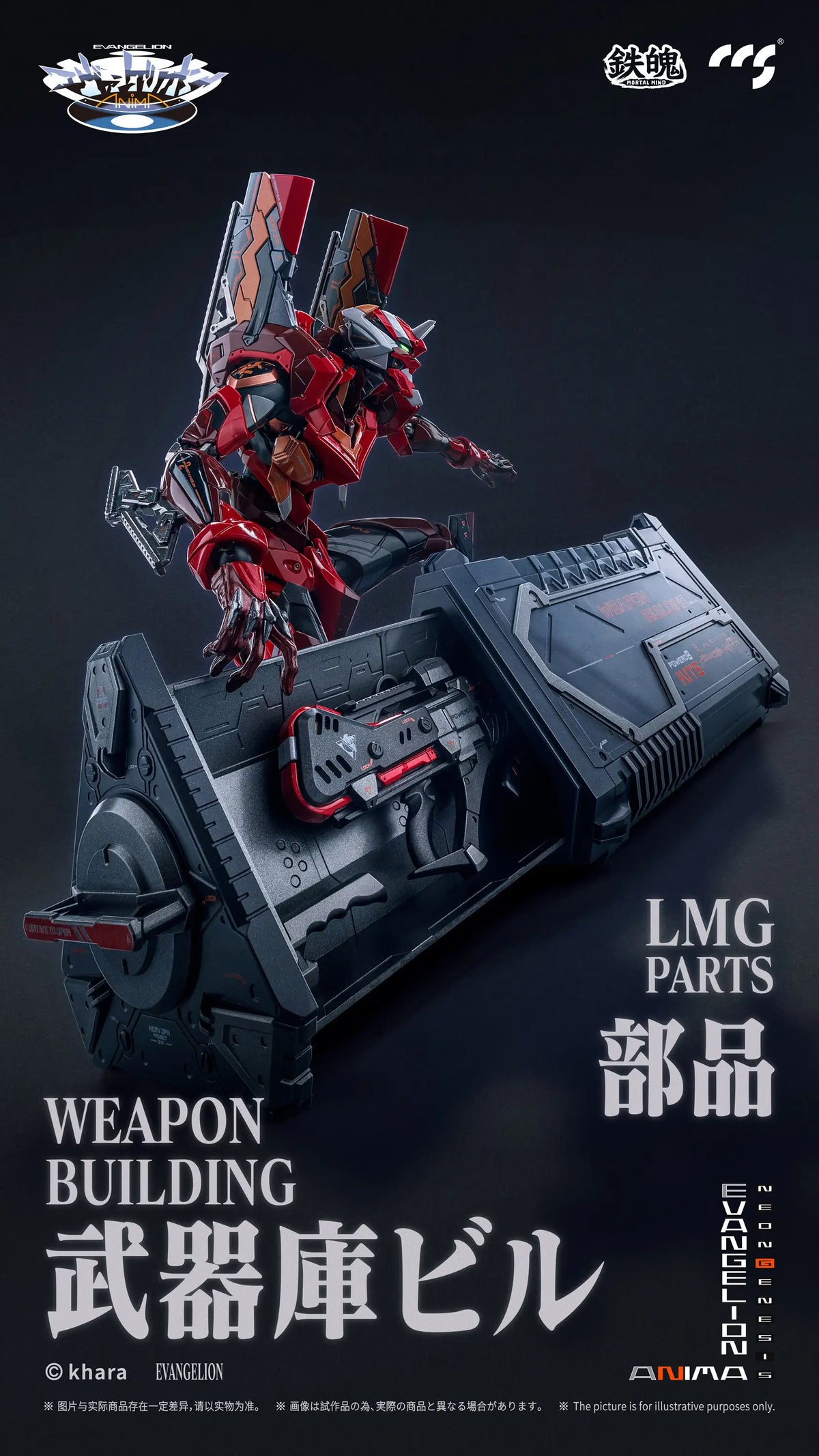 Evangelion Anima Mortal Mind Evangelion Unit-02 Type II Alloy Action Figure