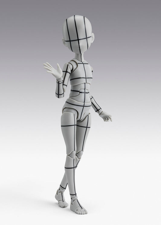 S.H.Figuarts Body-Chan -Ken Sugimori- Edition -Wireframe- (Gray Color Ver.)