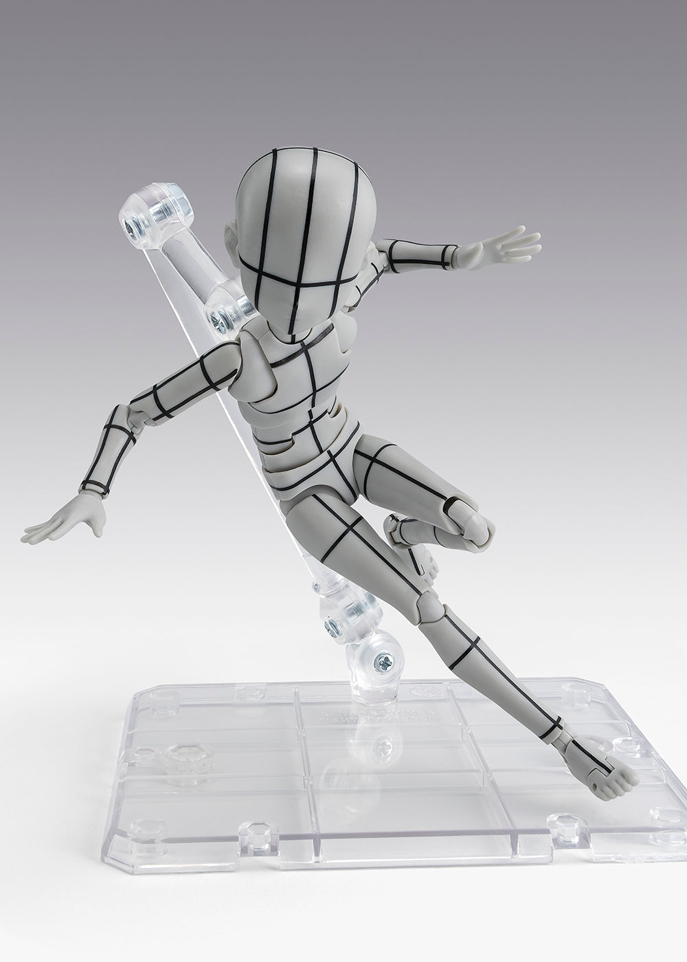 S.H.Figuarts Body-Kun -Ken Sugimori- Edition -Wireframe- (Gray Color Ver.)
