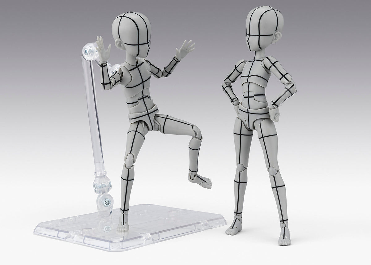 S.H.Figuarts Body-Kun -Ken Sugimori- Edition -Wireframe- (Gray Color Ver.)